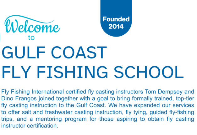 Welcome to the Gulf Coast Fly Fishing School